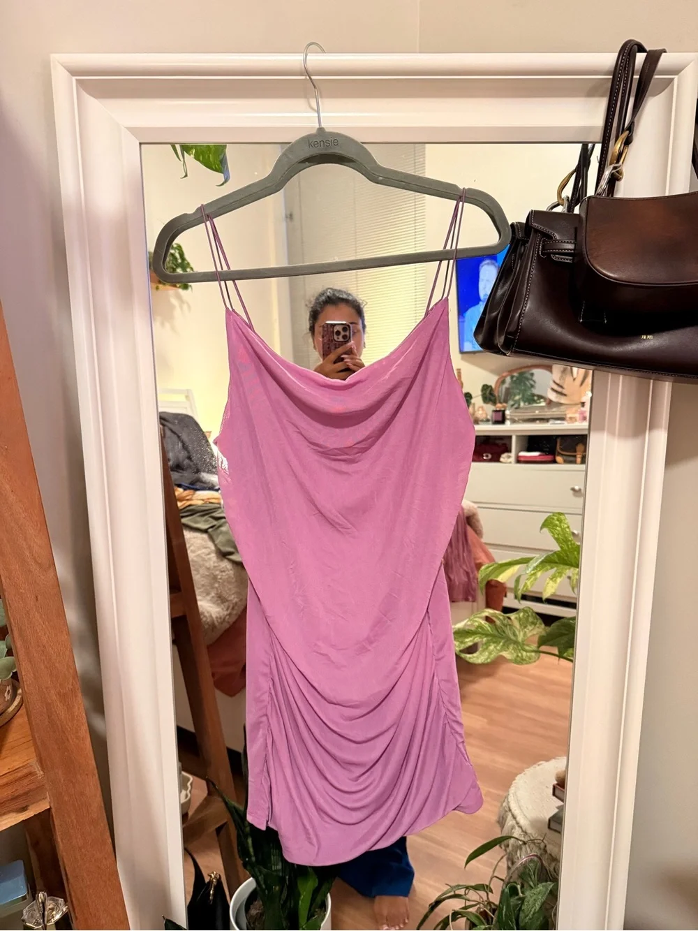 wild fable Lilac Draped Cowl Slip Dress - Picture 1 of 4